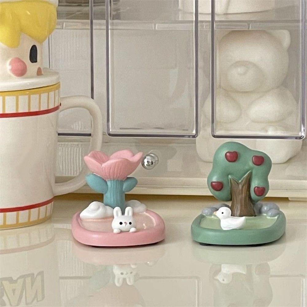 Phone Support Resin Phone Holder Tulip Cell Phone Bracket Mobile Phone Stand  Desktop Ornaments