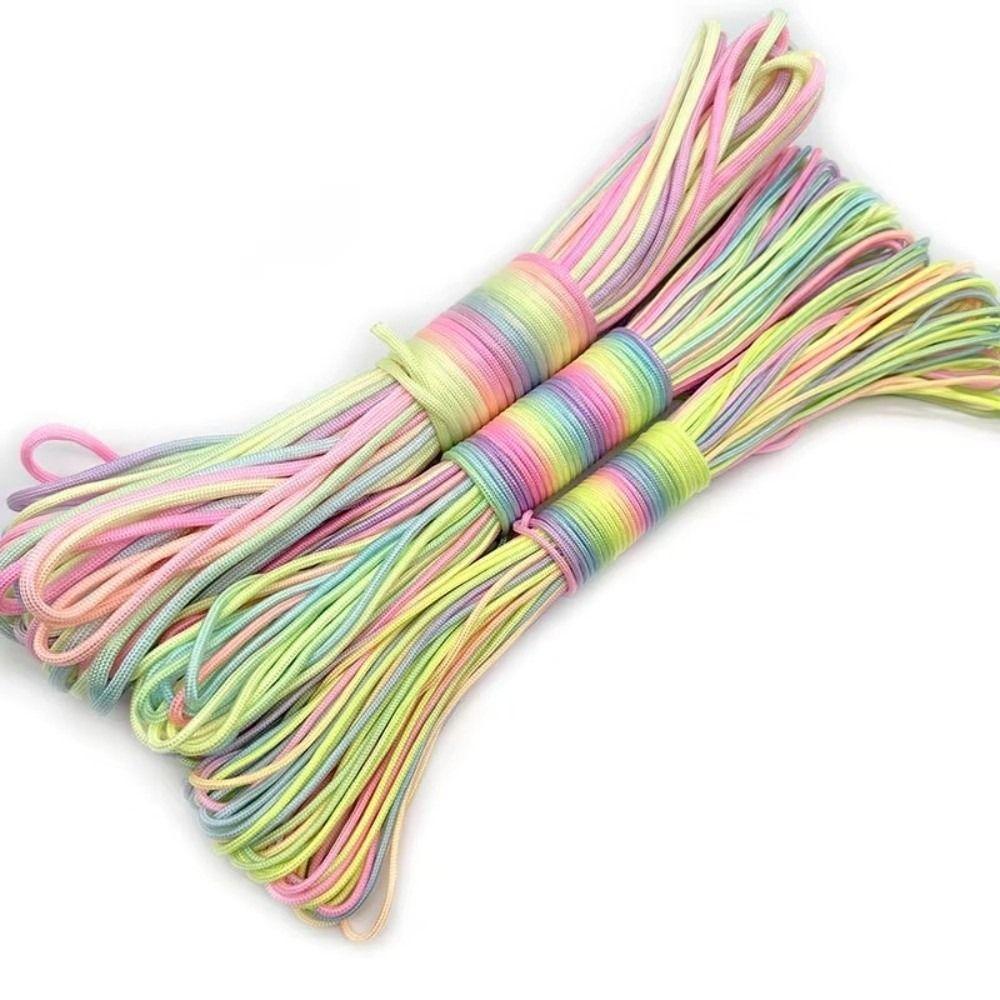 Durable Parachute Cord Multi-Strand Survival Cord New Rainbow Paracord Rope Survival Gear
