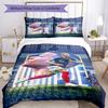 Star Player Kylian Mbappé Comforter Cover Set Design for Playroom Machine Washable Perfect Gift for Friends Family