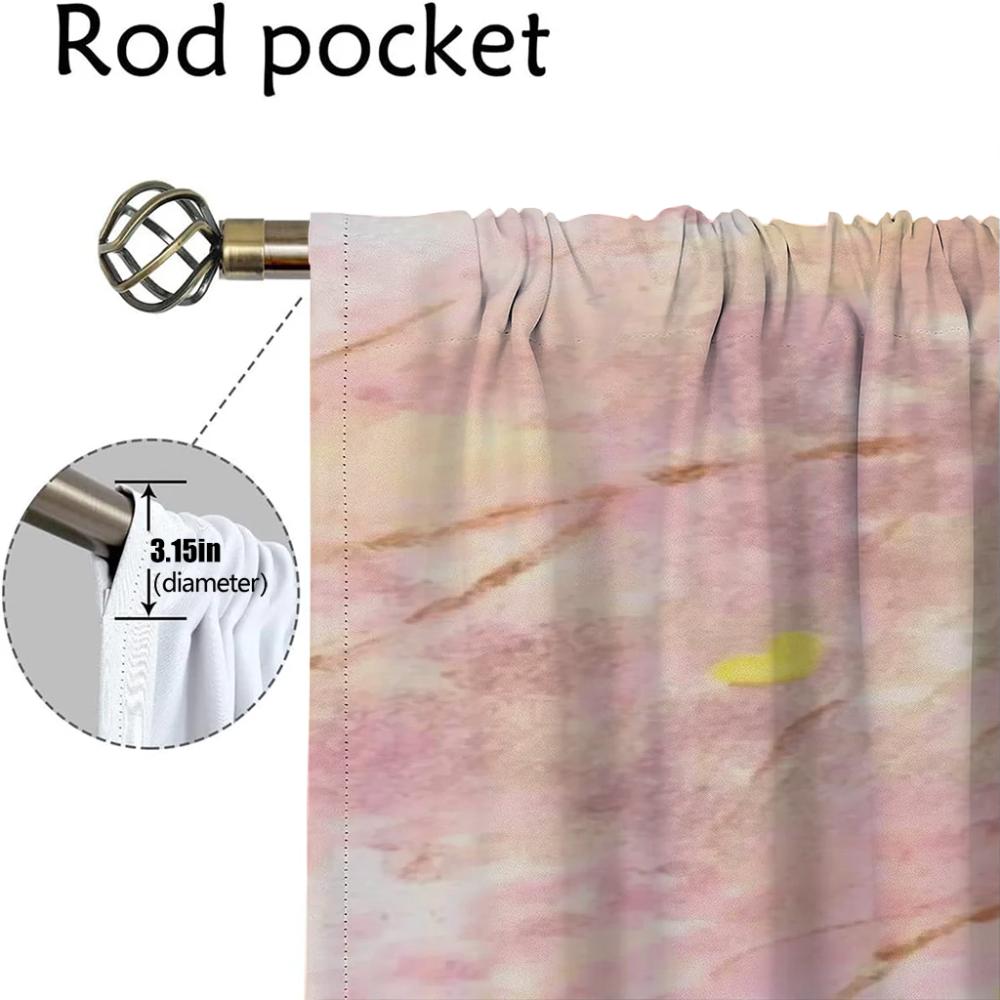 Cute Illustration Halloween Decoration Curtains Bedroom Partition Home Interior Shades Window Curtain Room Set Of 2 Made Polyester Sleeping Area Decor