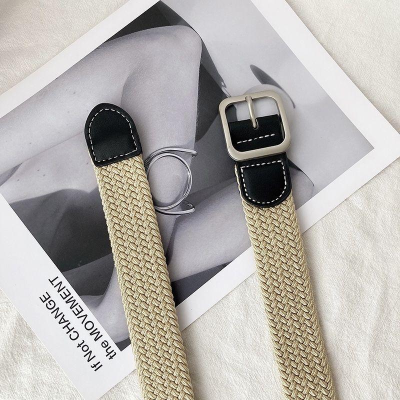 And Functional Chic Canvas Belt For Youth With Elastic Features Perfect For Everyday Style