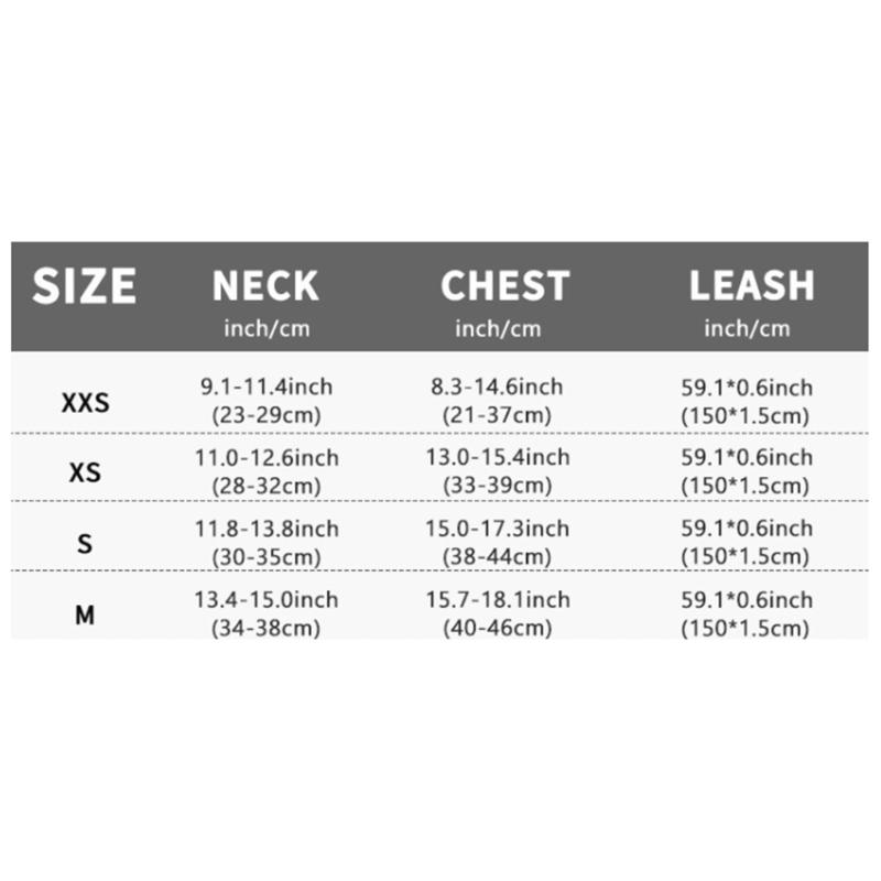 Durable Large Dog Harness for Small Dogs No Pull Adjustable and Breathable Puppies Flower Vest