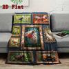 Insect Art Collection 2D Flat Pattern Flannel Blanket, High quality All Seasons, Home Decor, Warmth and Comfort, Perfect for Christmas Gifts.