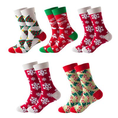 Christmas Printed Autumn Winter Midi Socks Christmas Socks Casual Sports Warm Socks