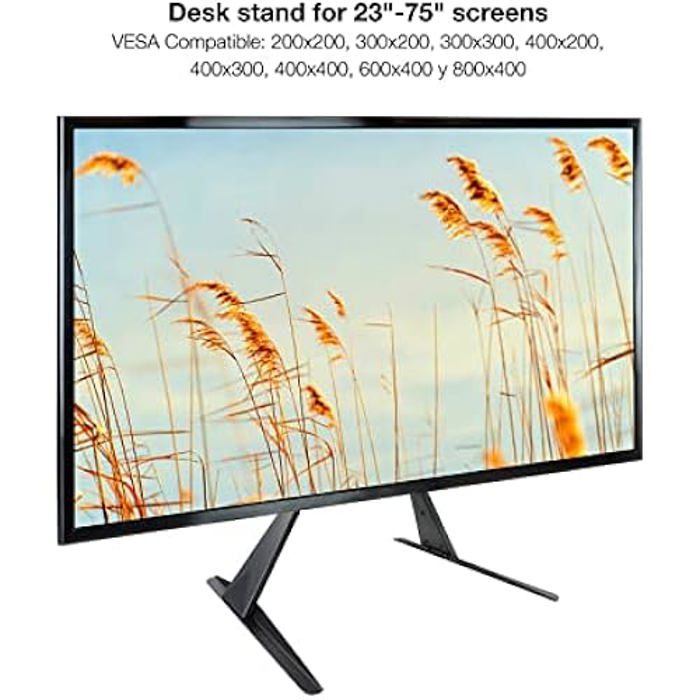 Table Mount - TOOQ - DB2375F-B - VESA Compatible - Max Weight. 40 Kg - Black