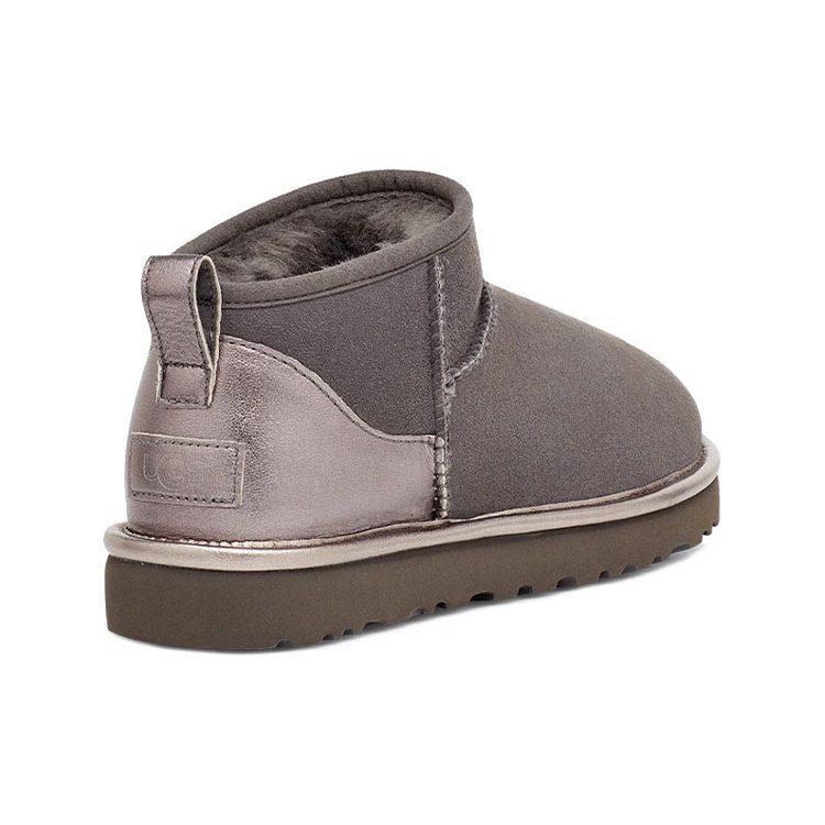 UGG Classic Ultra Mini Shine 'Charcoal' Women's 1123634-CHRC