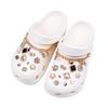 Shoe Charms DIY Diamond Pearl Chain Gemstone Decoration Buckle Shoe Charm Accessories Kids Party Girls Gift