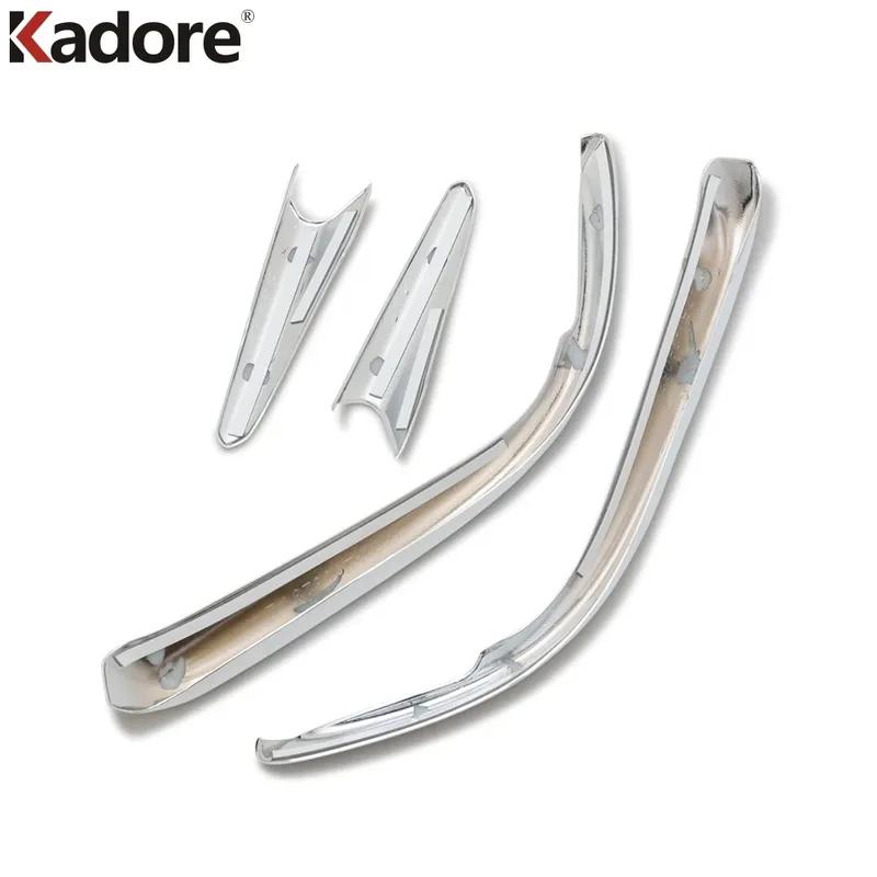 Front Fog Light Lamp Eyebrow Cover Trim For Mazda 3 Axela 2017 2018 Chrome Car Head Foglight Foglamp Eyelid Strip Accessories