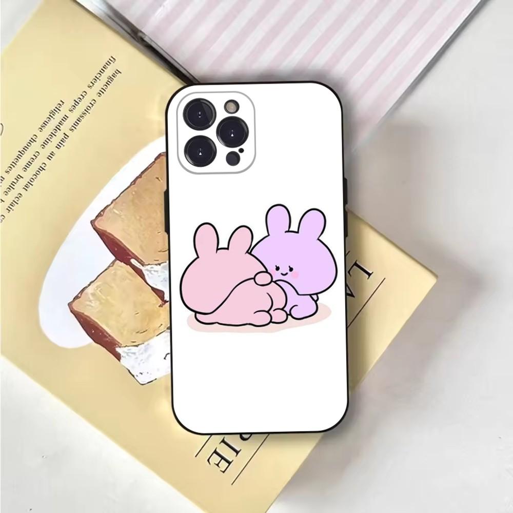 Cartoon A-Asamimichan Phone Case For iPhone 16,15,14,13,12,11,Pro,X,XS,Max,XR,Plus,Mini Soft Black Cover