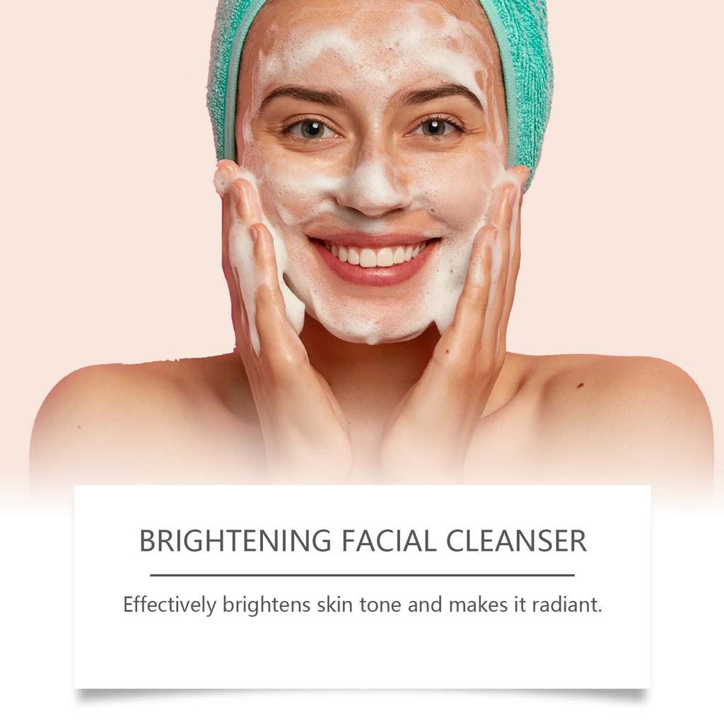 EELHOE  Turmeric Pore Tightening Cleanser Cleanses Facial Oil Skin Moisturizes Hydrates Beauty Without Tightness