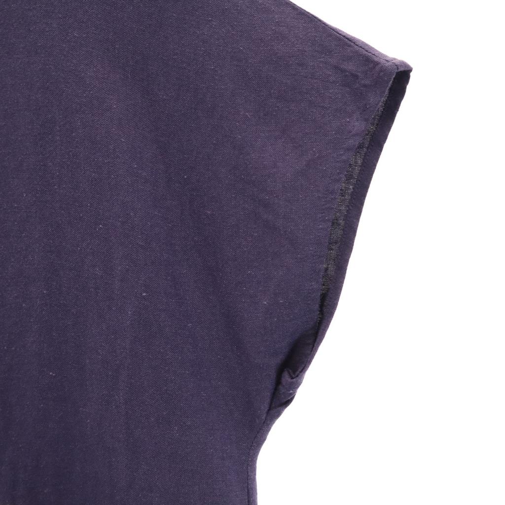 nano&co Linen Blend French sleeve Long dress F Navy blue Nano Universe Women Used