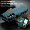 För Samsung Galaxy Z Fold7 5G Fodral CASEME 023-serien RFID-blockerande Läderplånbok Stöd Telefonfodral