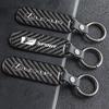 1Pcs Car Key Chain Ring Carbon Fiber Zinc Alloy Keyring Valve Cap For F SPORT ES RX NX LS UX LM LX GX LC RZ GS IS300 RX350