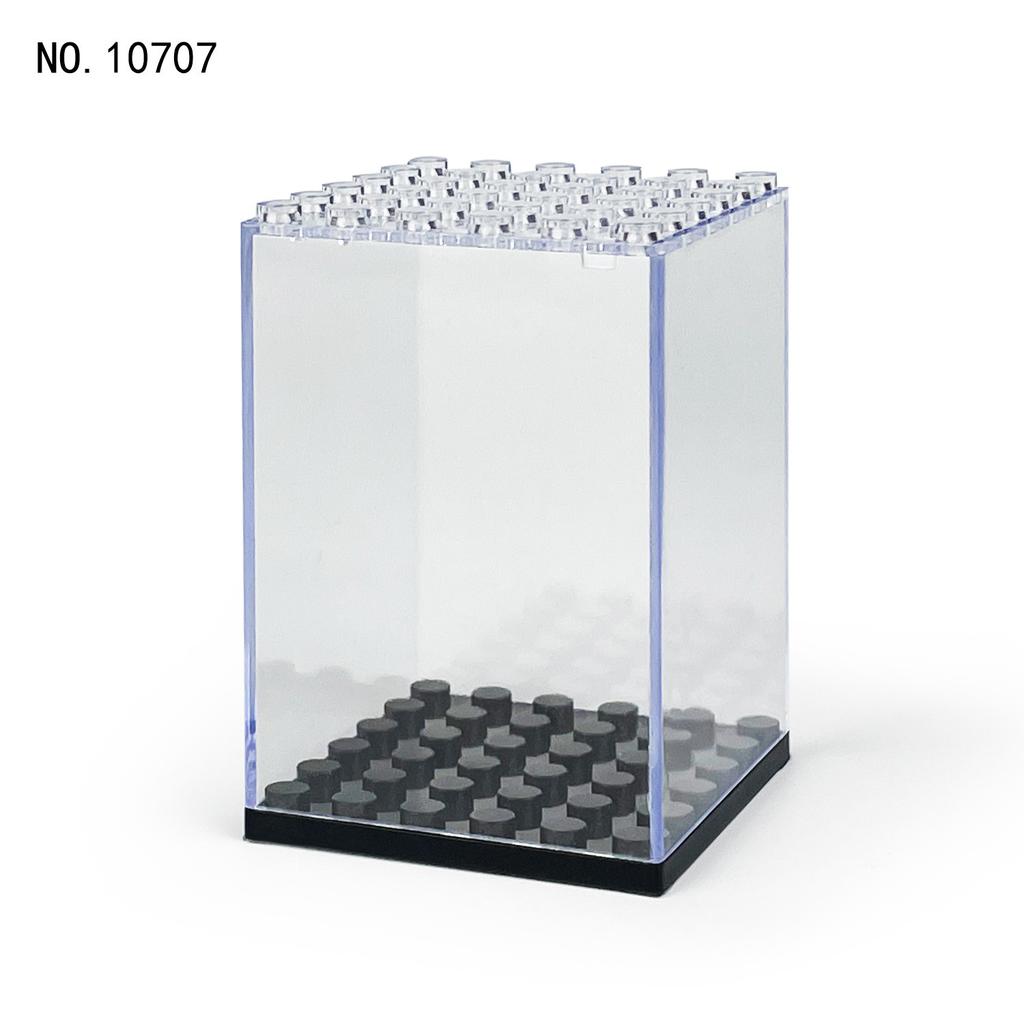 Package B6 Small Particle Display Box Storage Box Transparent Cover Children'S Assembled Building Block Toys And Decorations