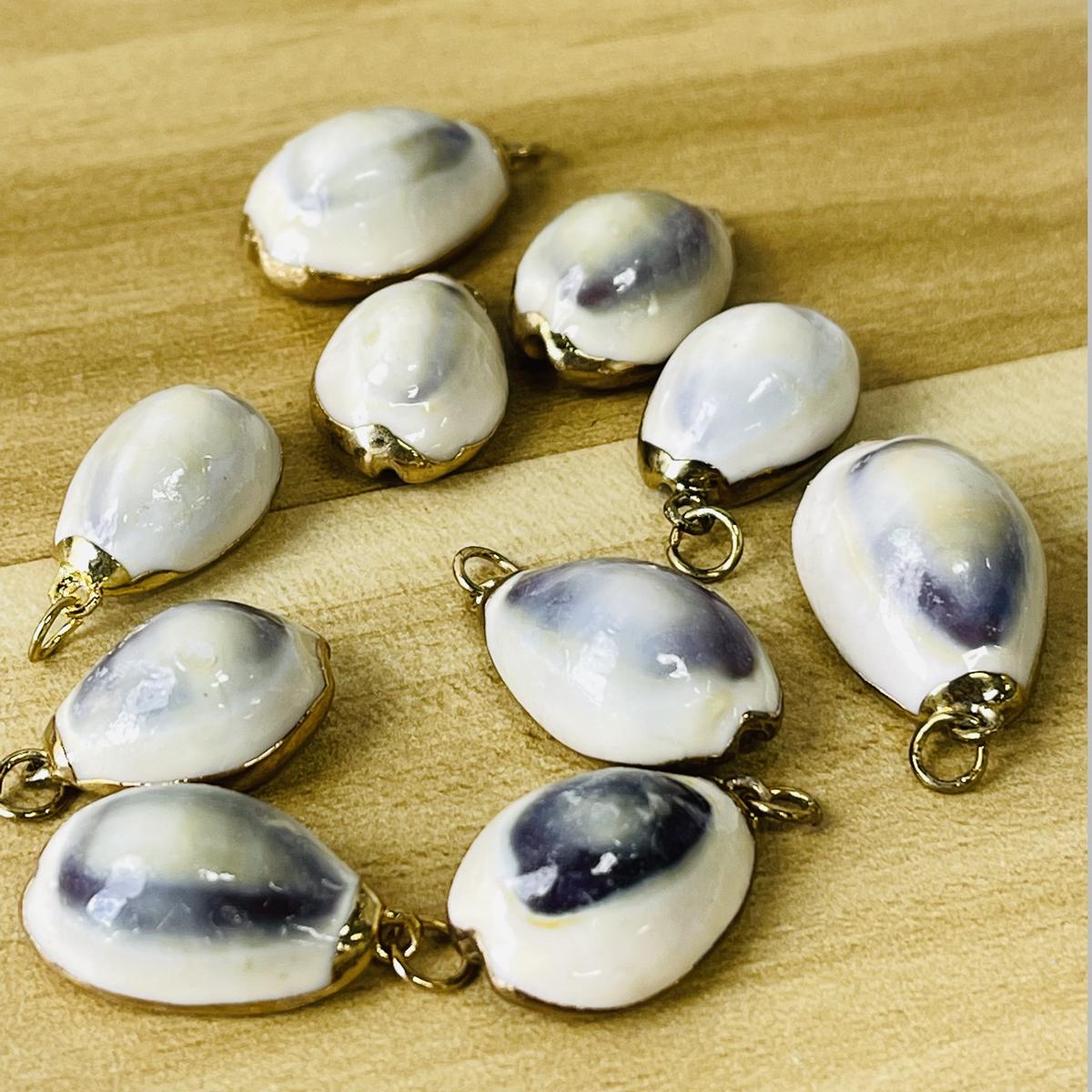 

10 шт., Бохо Натуральные Ракушки Сплав Цинка Золотая Кромка Подвески Шармы для DIY Аксессуары для Ожерелья, Креативное Изготовление Ювелирных Изделий, Женщины Мужчины Оптом Подарки для Рукоделия 10Pcs/14-16×16-20mm