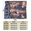 Steve Harrington Tv Series Blankets Warm Soft Funny Plush Throw Blanket For Chair Travel Office Flannel Bedspread Bed Cover