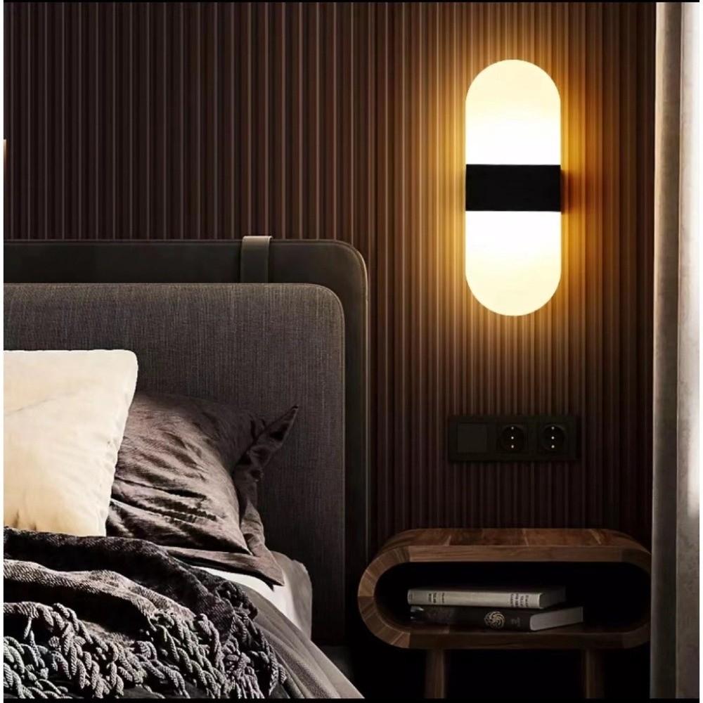 Rechargeable Bedside Lamp Unplugged Night Light Energy Saving Wall Light Home Indoor Lighting