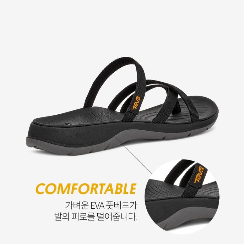 Teva Women S Tirra Traveler Flip Stvf2619490 Blk