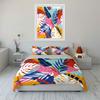 Tropical Leaf Print Bedding Set Bedding Duvet Cover Set Duvet Cover Pillowcases (1 * Duvet Cover 2 * Pillowcases, without duvet insert)
