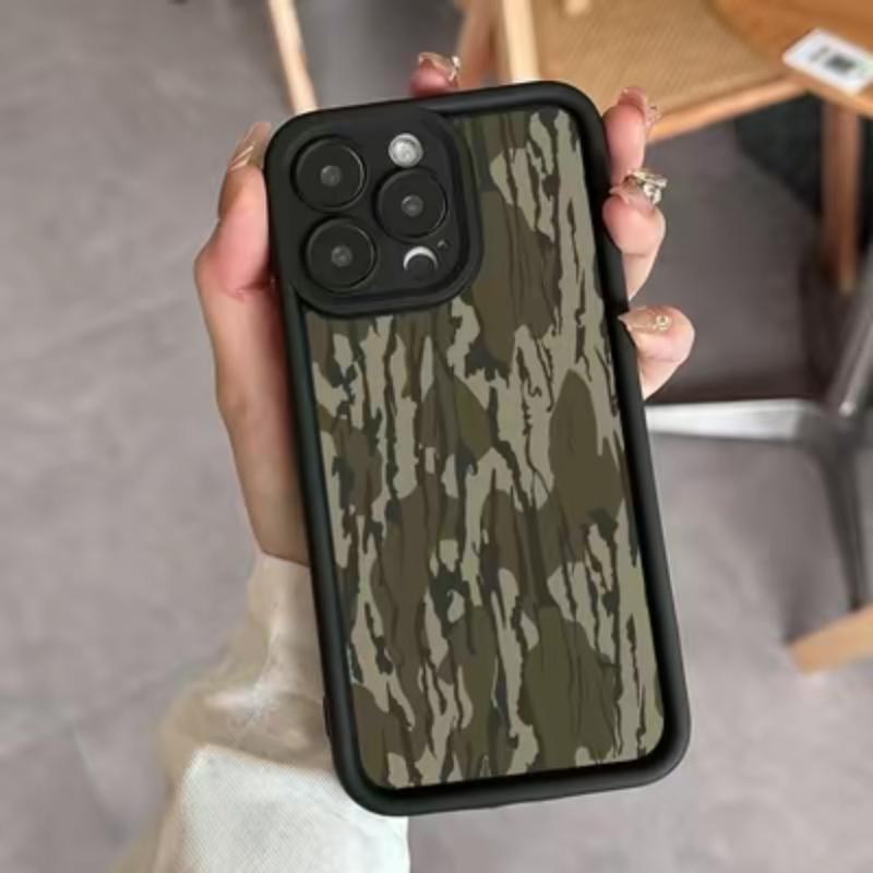 Minimalist Camo Pattern In Neutral Tones Stylish Phone Case For iPhone 15 16 17 16E 17E 14 13 12 11 Pro Max Plus Air