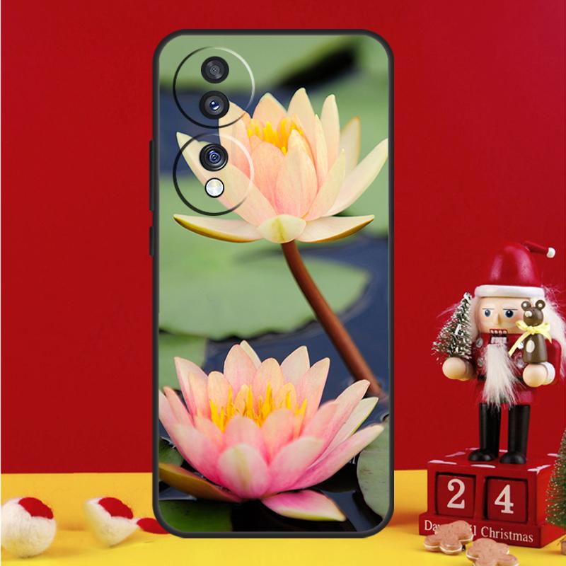 Flower Lotus Case For Honor Magic 8 6 7 Lite Honor X9d X9c X9b X9a X8b X8c Win 50 70 90 200 400 Pro Cover