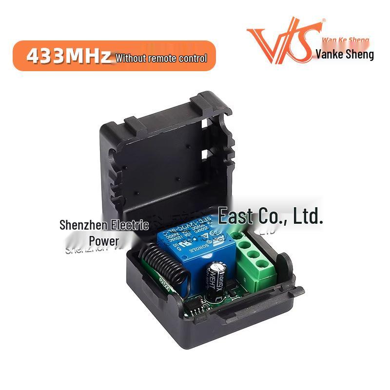 Interrupteur de commande à distance sans fil à canal unique 12 V à faible consommation 433 MHz