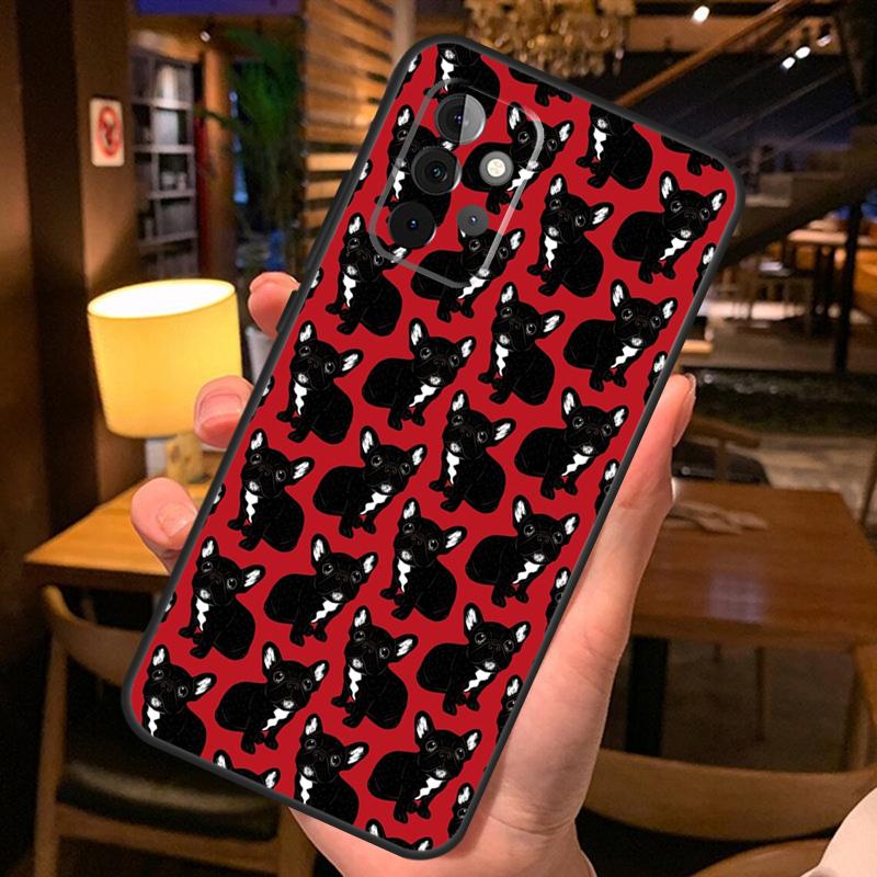French Bulldog Dog Phone Case For Samsung A51 A71 A50 A70 A13 A23 A33 A53 A12 A22 A32 A42 A52 A54 A34 A14 Cover