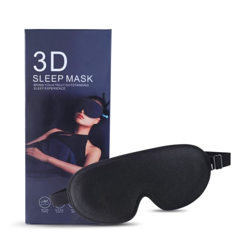 

YFYunDlldu Eye Mask for Sleeping | 3D Construction & Nose Bridge Fit Design | 99.9% Light Blocking | Lightweight & Breathable Material | Soft to the T