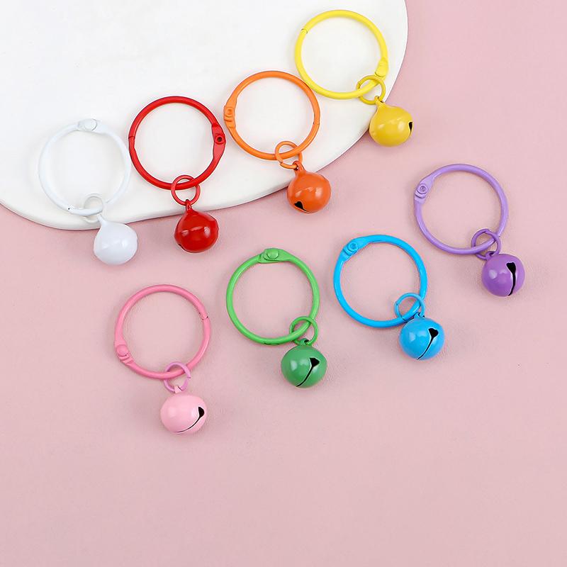Clochettes Colorées 14/18/22mm Petit Pendentif Accessoires Porte-clés DIY Clochettes Rondes pour Animaux (50 pièces)