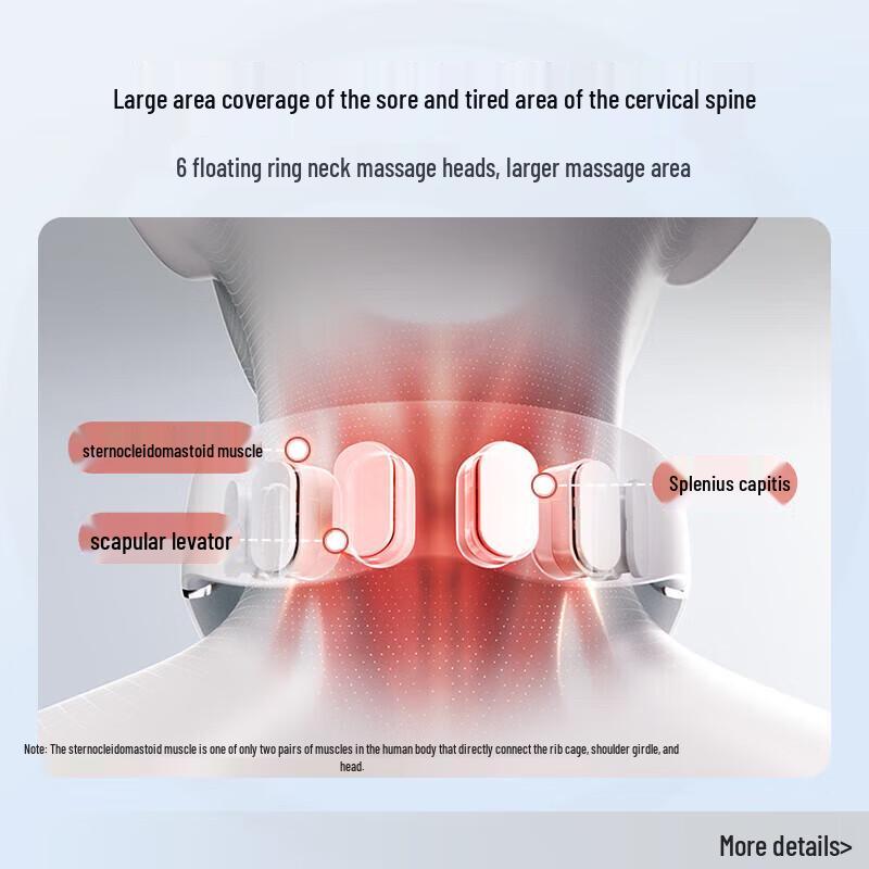 SKG G5 Series Neck Massager with Red Light & Heat