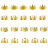 20Pcs Friendly Paper Birthday Crowns For Adults Kids Party Celebrations Assorted Colors Safe Design