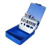 6Pcs 6.3-20.5mm Chamfering End Mill Cutter 3 Flute Round Shank 90 Degree HSS Countersink Deburring Tapered Drill Bit