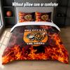 Hull City Fußball Design Bett Bettwäsche Set 1 Bettbezug + 2 Kissenbezüge Weich Atmungsaktiv Haushalt Bettwäsche