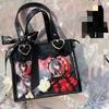 Transparent Ribbon Bow Black Ita Bag Women Harajuku Aesthetic Large Capacity Shoulder Handbag