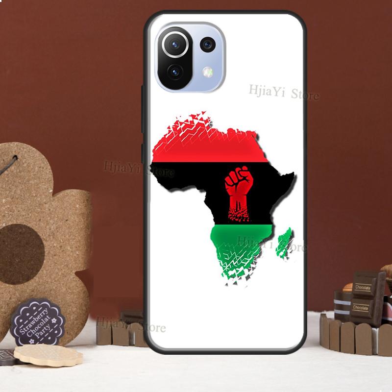Africa Map Funda For POCO F5 X3 X4 X5 Pro F4 GT C40 F3 Case For Xiaomi 11T 12T Pro 12 X 13 Lite Cover