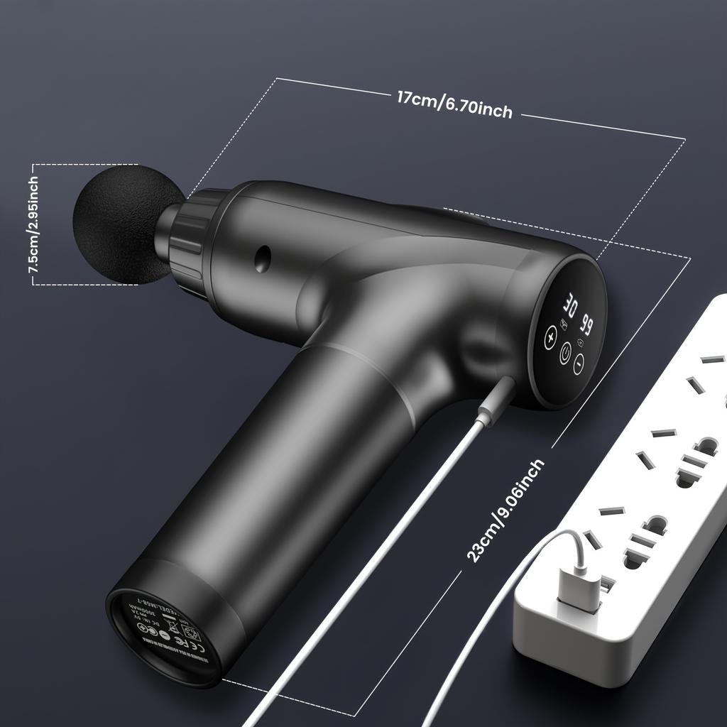 Massage Gun for Full Body and Back Arm Massage Deep Tissue Massage Gun Handheld Electric Muscle Massager for Sports and Fitness Gifts for Parents