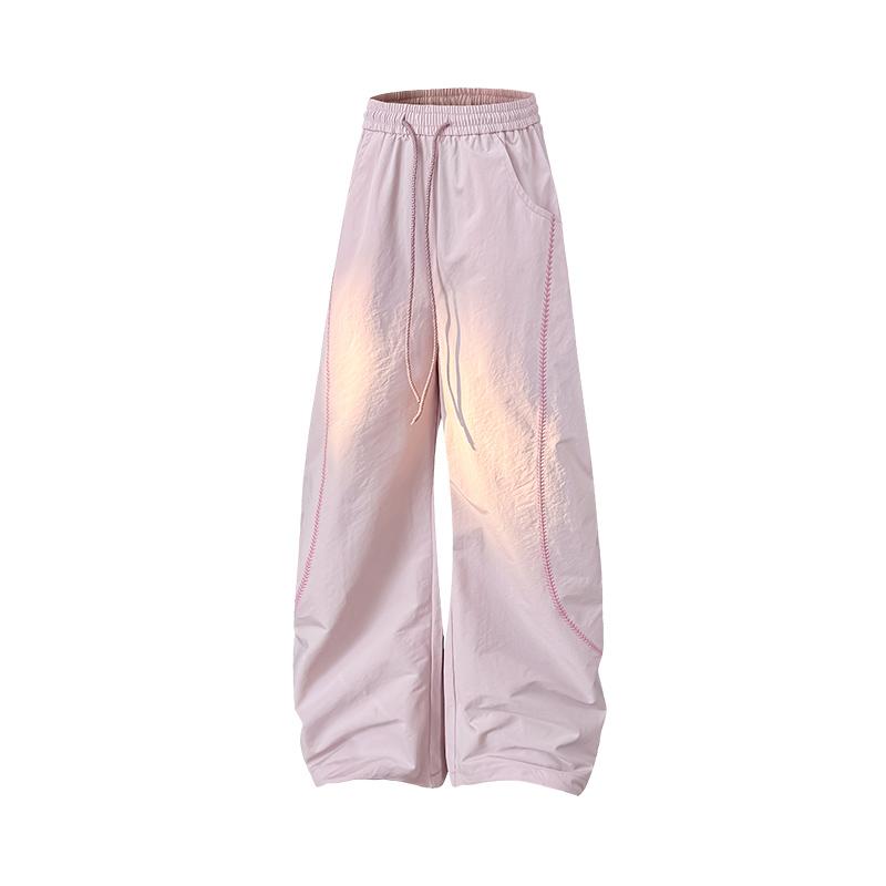 Pantalons Amples pour Femmes et Pantalons Casual d'Été à Jambe Droite pour Hommes