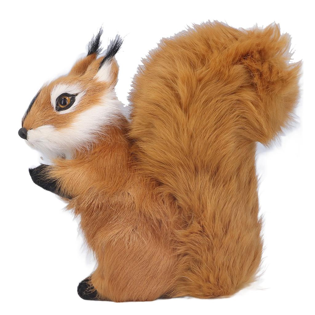 Simulation Squirrel Large Cute Lifelike Simulation Squirrel Crafts Decorations Garden Ornament