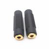 Gold-Plated 3.5mm Dual-Channel Stereo Male to Female Adapter Connector
