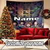 Custom Name Personalized Queen (band) Print Tapestry, Wall Art Decor, Bedroom, Dorm, Apartment, LivingRoom, Party Backdrop, Gift for Birthday
