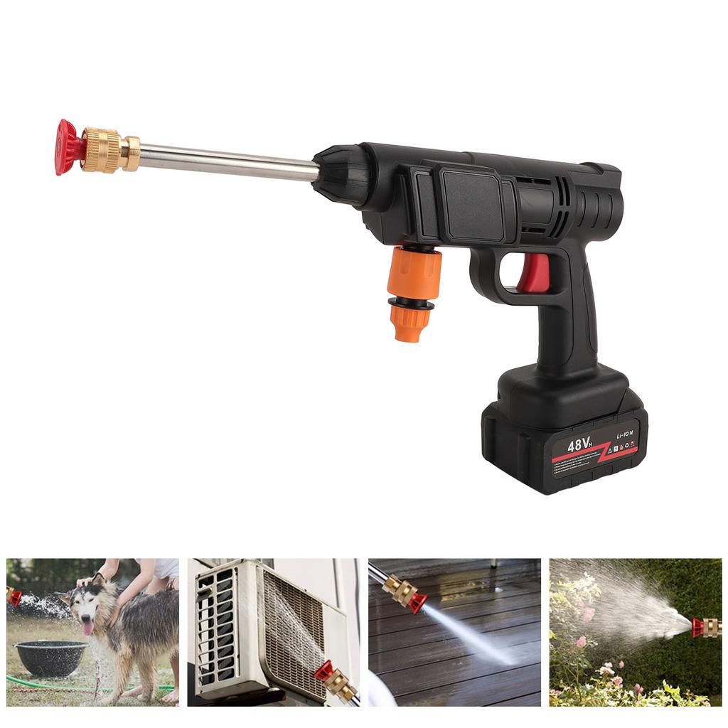 Cordless Pressure Washer 6000mAh Battery Portable Handheld Power Washer for Car Floor Wall Cleaning