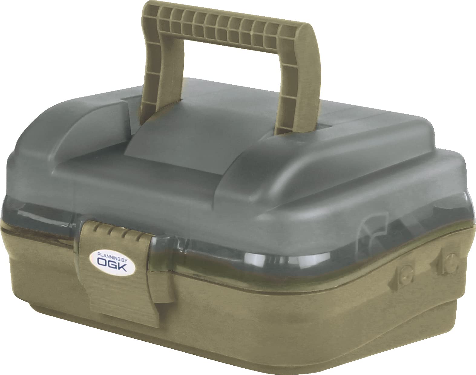 

Osaka Fishing Gear Маленький ящик для снастей Одноярусный Оливковый OG647LO (ОГК) Дым/Свет