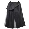 XITAO Patchwork Mesh Elastic Waist Female Pant ZMY1343