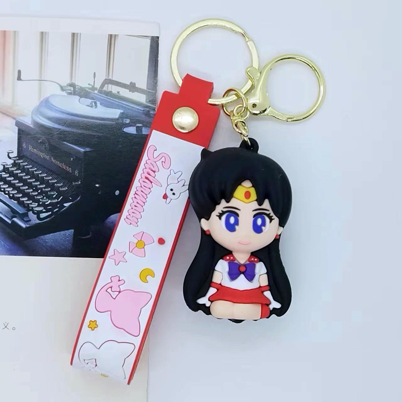 

Creative Cartoon Girl Doll Keychain Bag Car Keychain Accessories Gift Wholesale Y2k Fashion Toys Anime Cartoon Kawaii Cute Frind