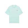 Li Ning Sports Trend Serie Besticktes Muster Einfarbig Rundhals Lässig Kurzarm T-Shirt Herren Oberteile Eierschalenblau AHSS323-3