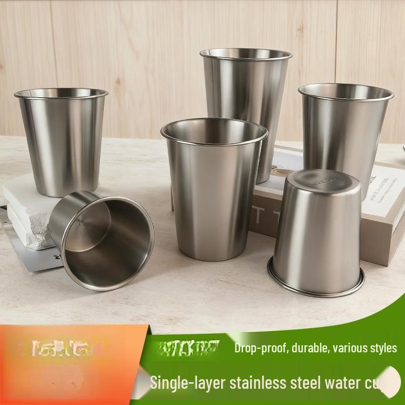 Commercial Stainless Steel Drink Cup Set