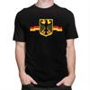 Custom German Eagle On Shield T Shirts for Men Pure Cotton Tee Tops Germany Flag Tshirt Casual Tshirt Clothing