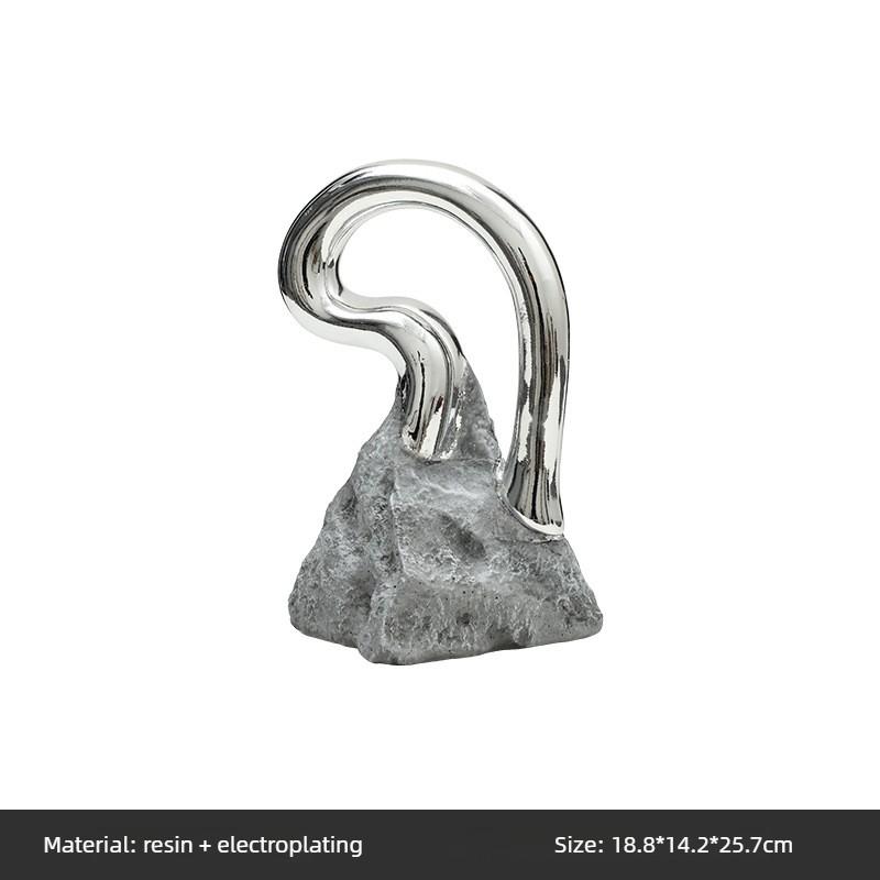 

Modern Figurines Creative Coffee Table Decor Figurines Entrance Hall Desktop Ornament Luxury Simple Home Decoration Ornament