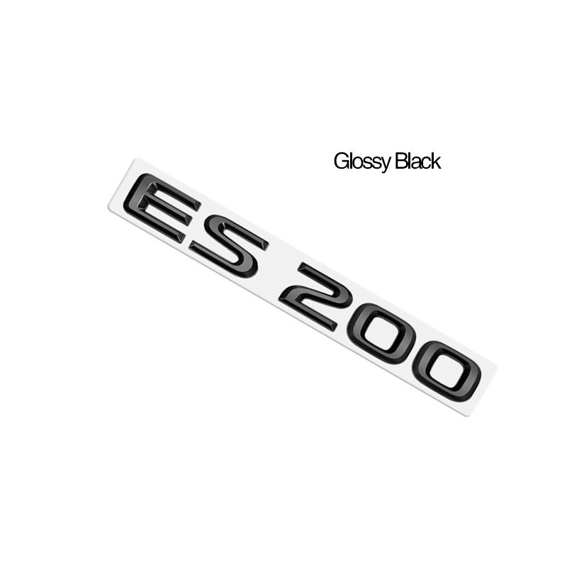 AAOU1 Metal Emblem Car Sticker Badge Decal Body Trunk Decor for Lexus Hybrid IS250 IS300 ES250 ES260 ES300 ES350 LS400 Glossy Black