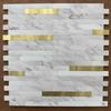 4pcs/lot Mosaic Wall Tile Peel And Stick Self Adhesive Waterproof Aluminum composite rectangle Kitchen Bath Tile Backsplash 118